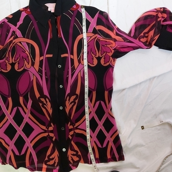 Ted BAKER CHHLOE LINEAR SHIRT - Picture 12 of 12